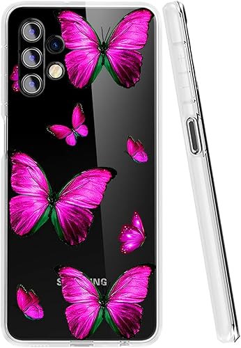 Miniatura 2 de Funda para Galaxy A32 5G, Samsung A32 5G Linda funda, transparente y flexible parachoques TPU suave goma silicona funda para teléfono para Samsung