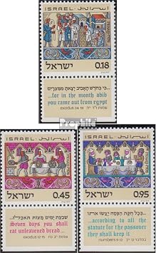 Israel 547-549 with Tab Complete.Issue. fine Used/Cancelled 1972 Pessachfest Stamps for Collectors