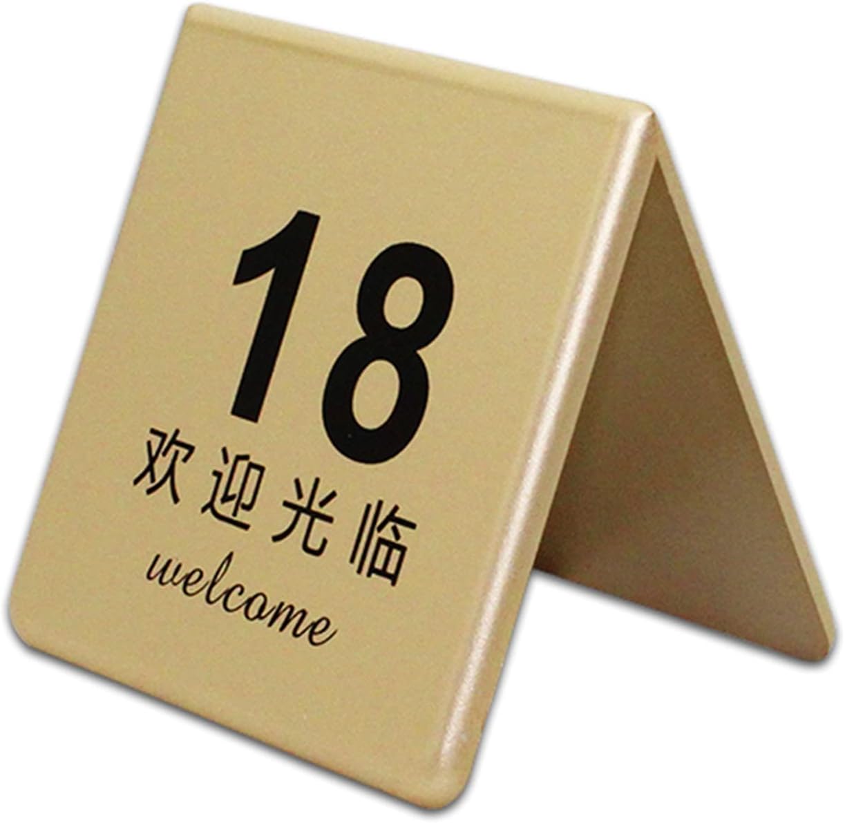 Table Number Plate, ABS Plastic Restaurant Place Number Plate, Suitable for Wedding, Party, Event Or Catering Decorations, 80x80mm(44951)