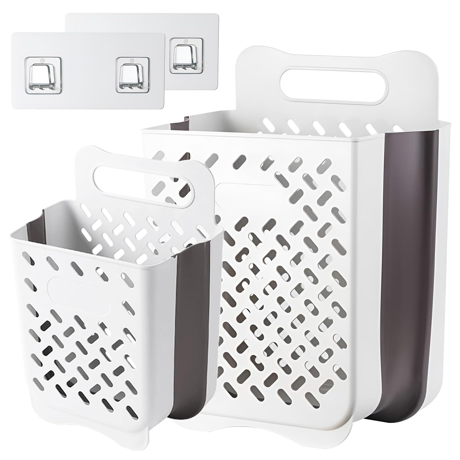 Amazon.com: Pansyling Plastic Collapsible Hanging Laundry Baskets