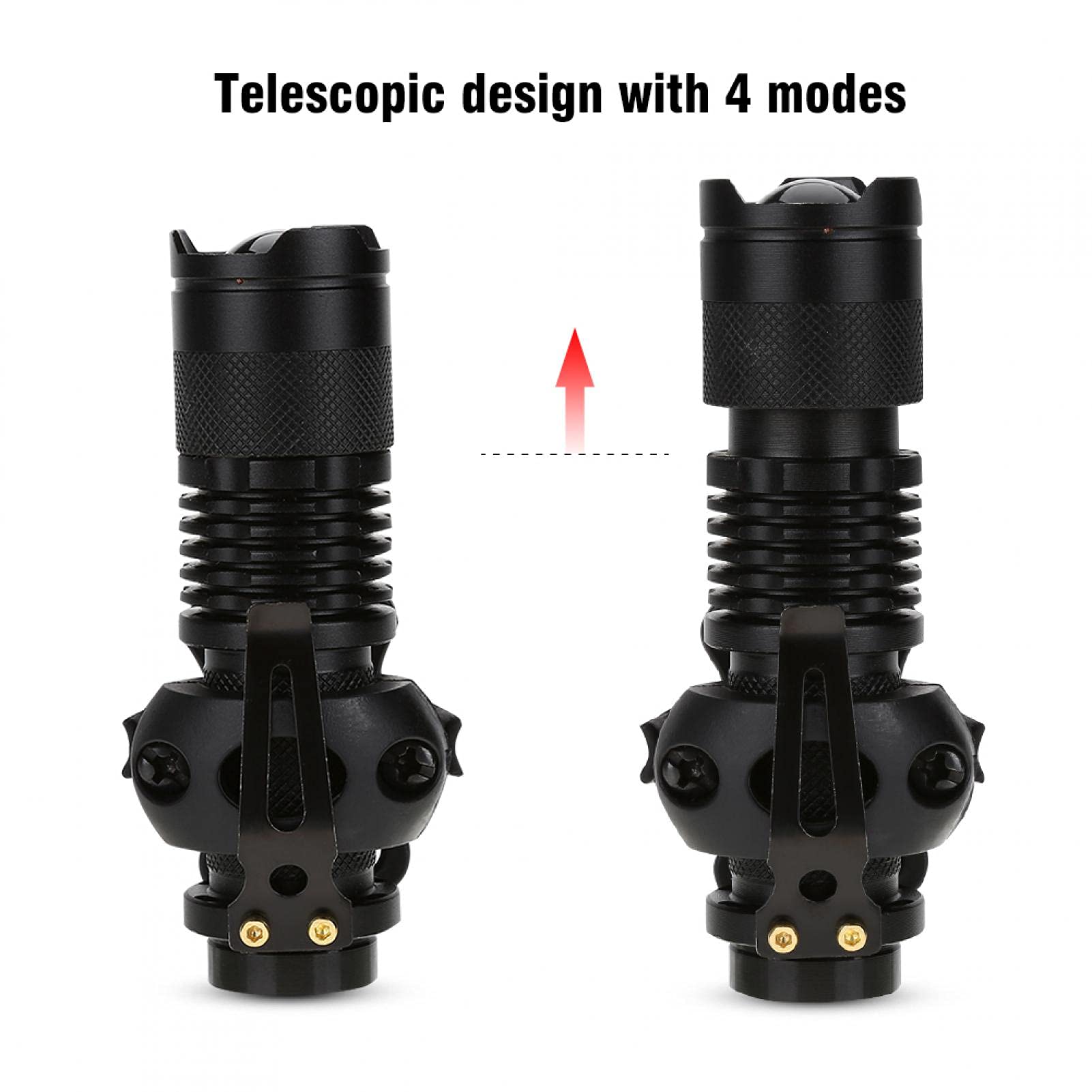 Lampe de Casque pour Lampe de Poche MPLS 3 Modes