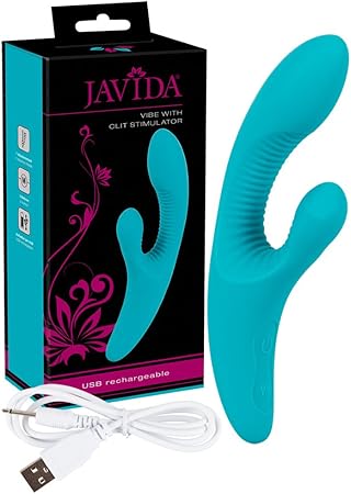 javida Vibrador con clítoris reizer turquesa