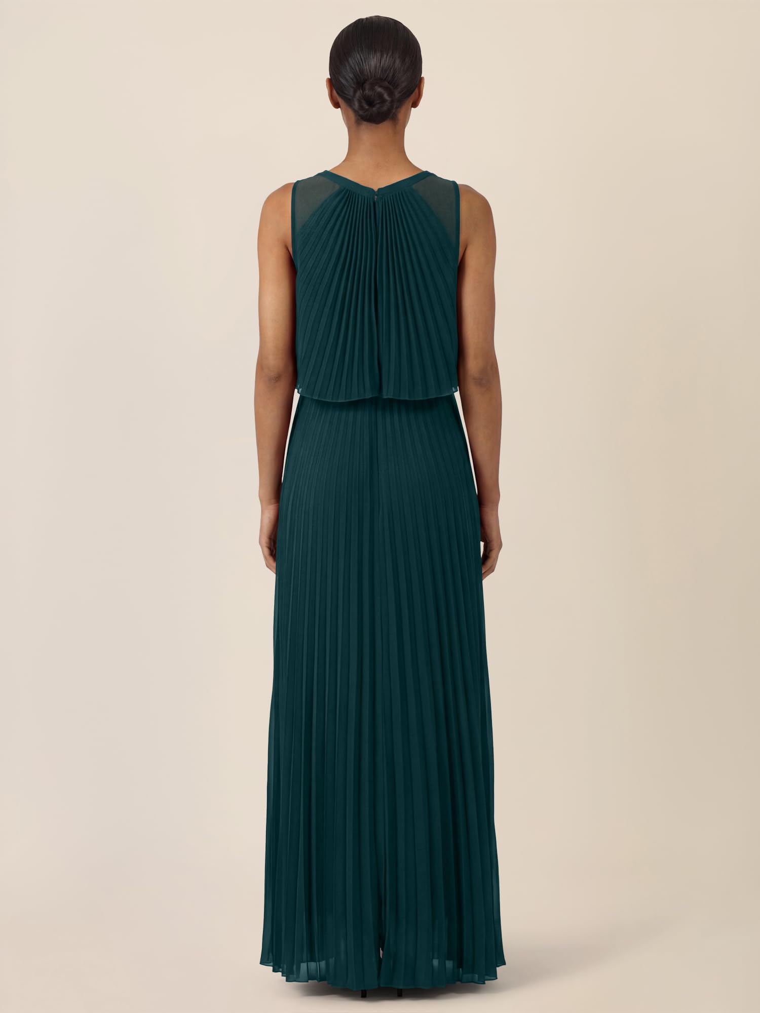 Apart Fashion Abito da Sera Lungo in Chiffon