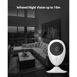 EZVIZ Indoor Security Camera 1080P, Motion Alert, Night Vision, Baby/Pet/Elder Monitoring, 2-Way Talk, Compatible with Alexa Google (C2C)