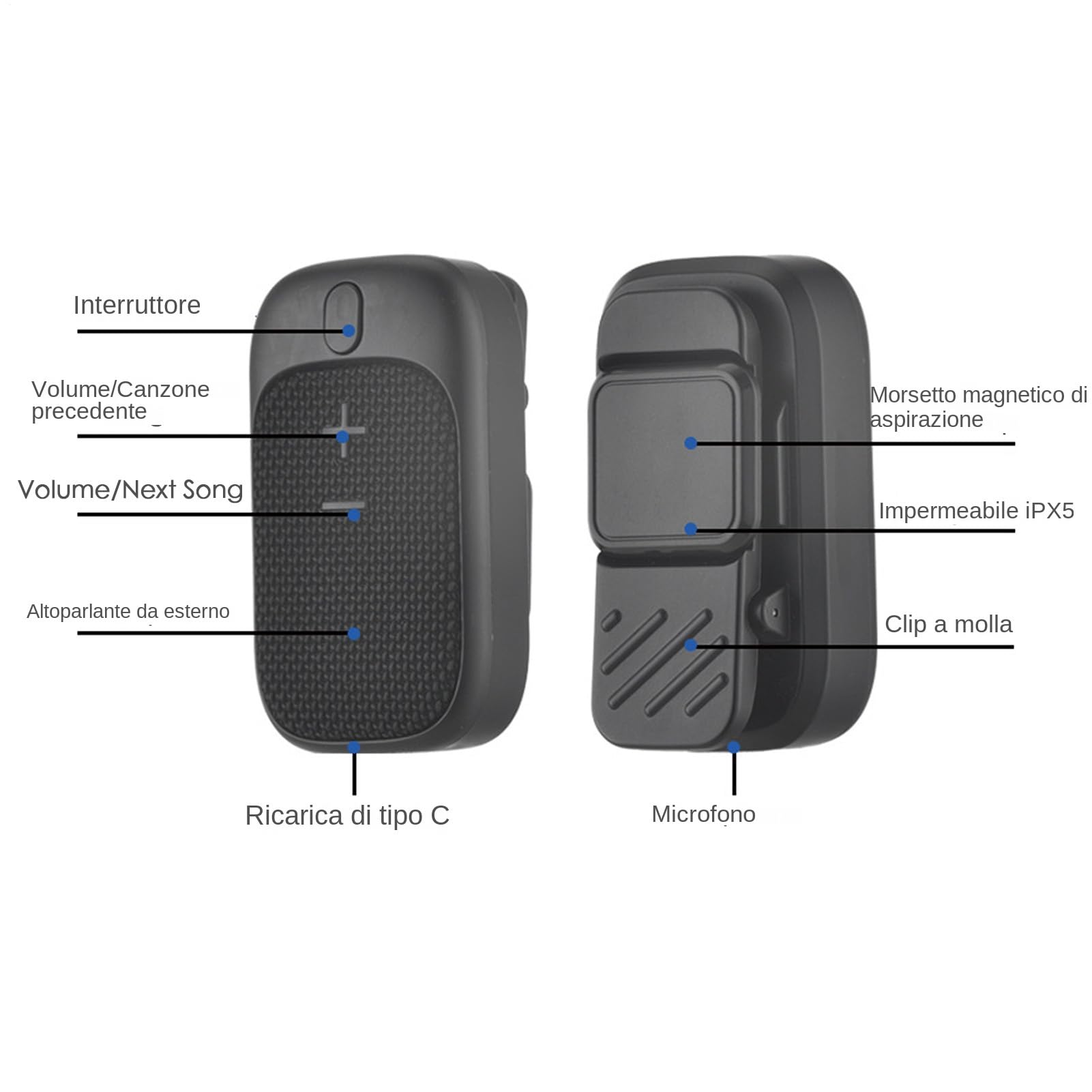Haut-Parleur sans Fil - Audio stéréo Portable étanche avec Basses | Haut