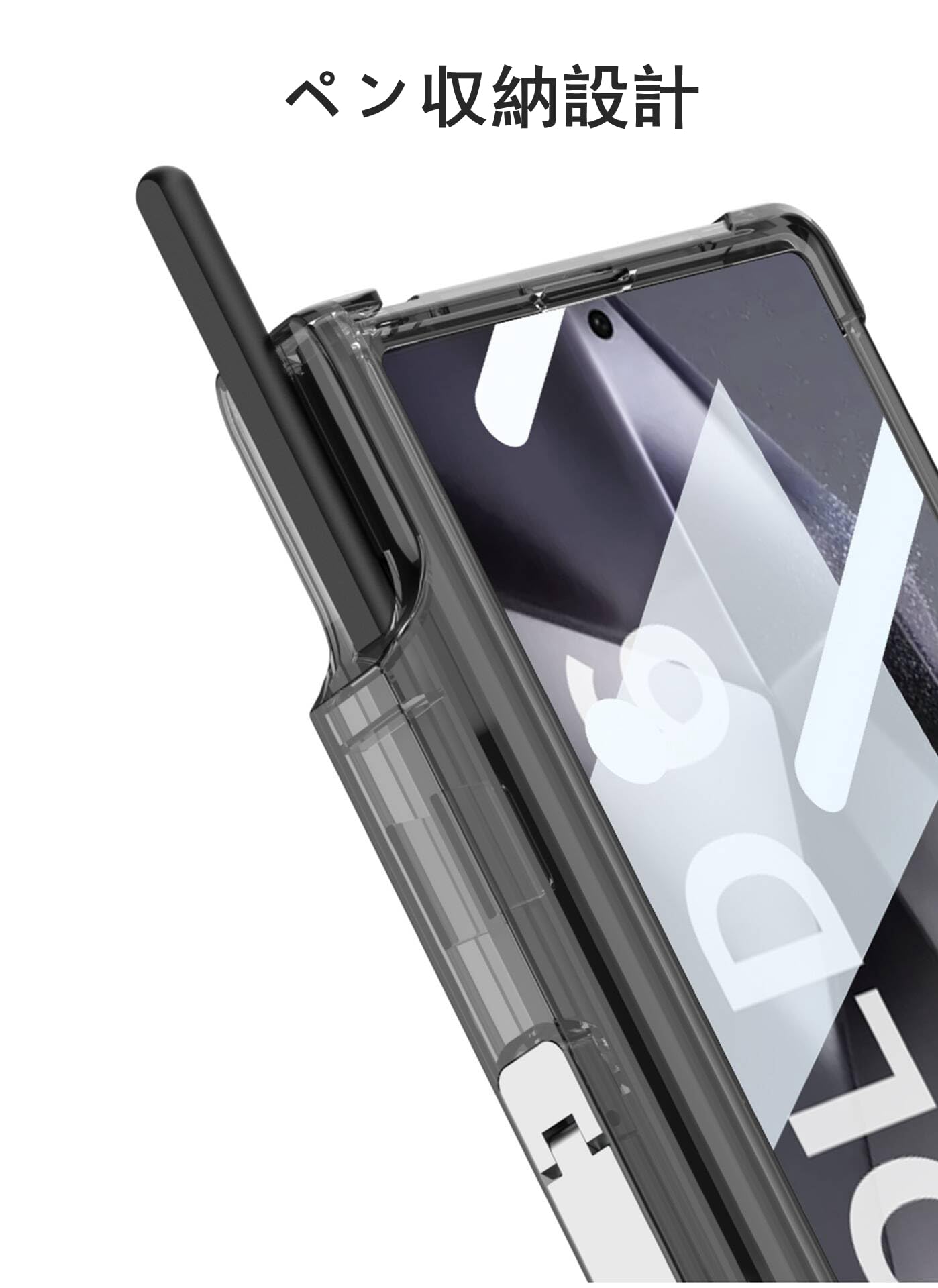 Amazon.co.jp: 適用galaxy Z Fold6 ケース Sペン収納 G純正 ヒンジ