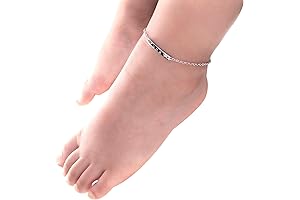 Personalized Baby Name Bar Anklet: Cherished Keepsake for Your Precious Little One