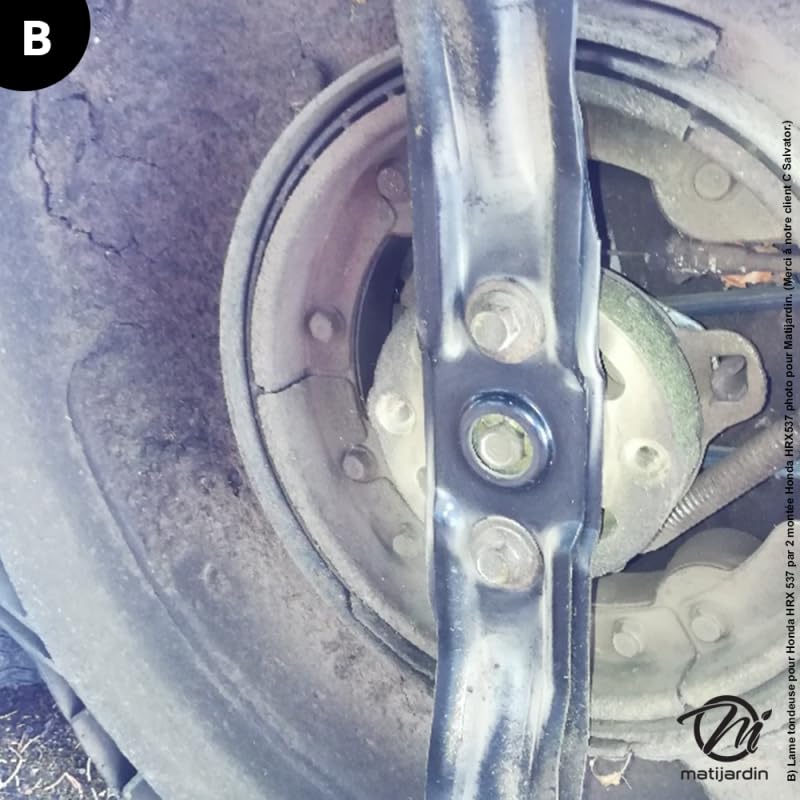 Matijardin - Lames tondeuse compatible avec Honda HRX 537, HRX 537 VKEA. Les 2