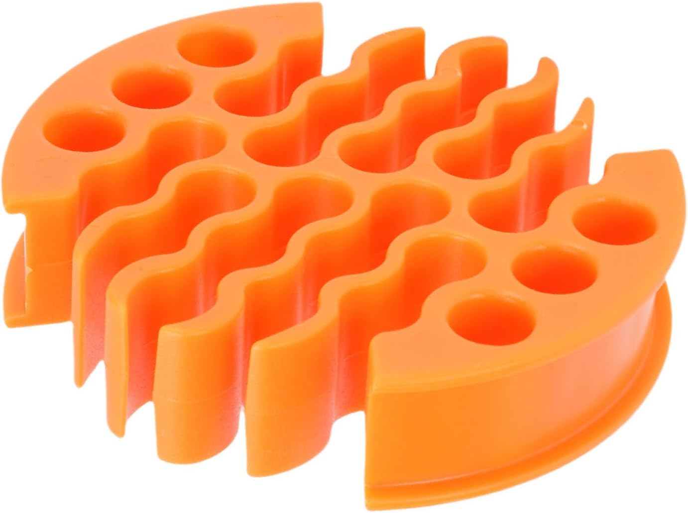 Wire Comb for Network Ethernet Cable, 30 Holes Network Cable Management Organizing Tool, with Low Friction Design, PC Material (CAT 6)