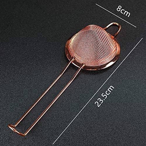 Colino Per Cocktail In Acciaio Inox 304 – Filtro A Molla Per Baristi – Colore Argento, 19,7 Cm