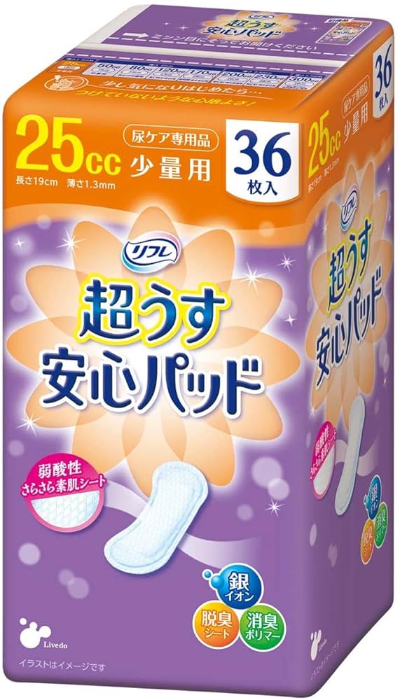 リフレ 超うす安心パッド 少量用 25cc 36枚✕18袋 2ケース リフレ 超うす安心パッド 25cc | リフレ