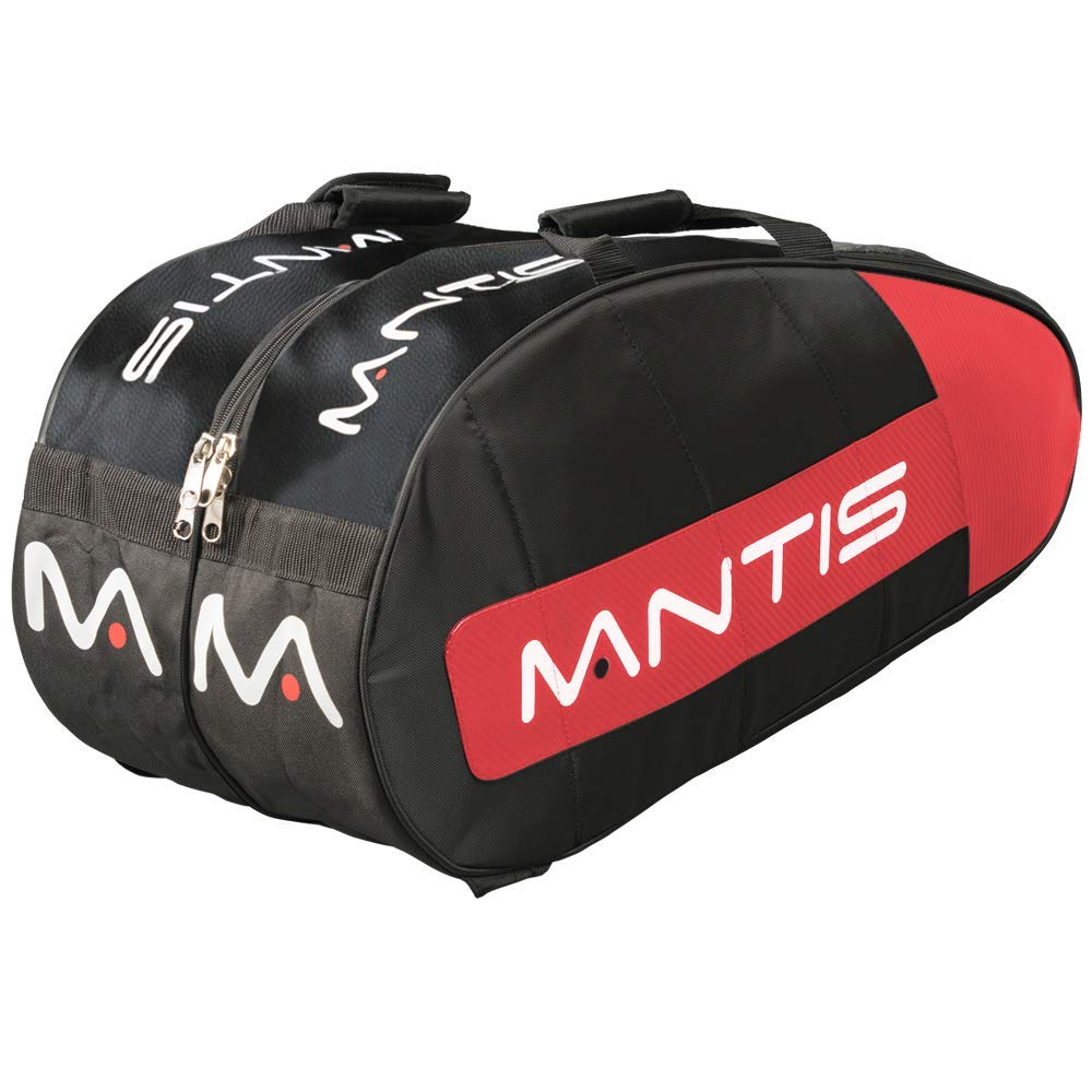 MANTIS TSL055BS Pro Series 6 - Racchetta termo-nera e rossa, M