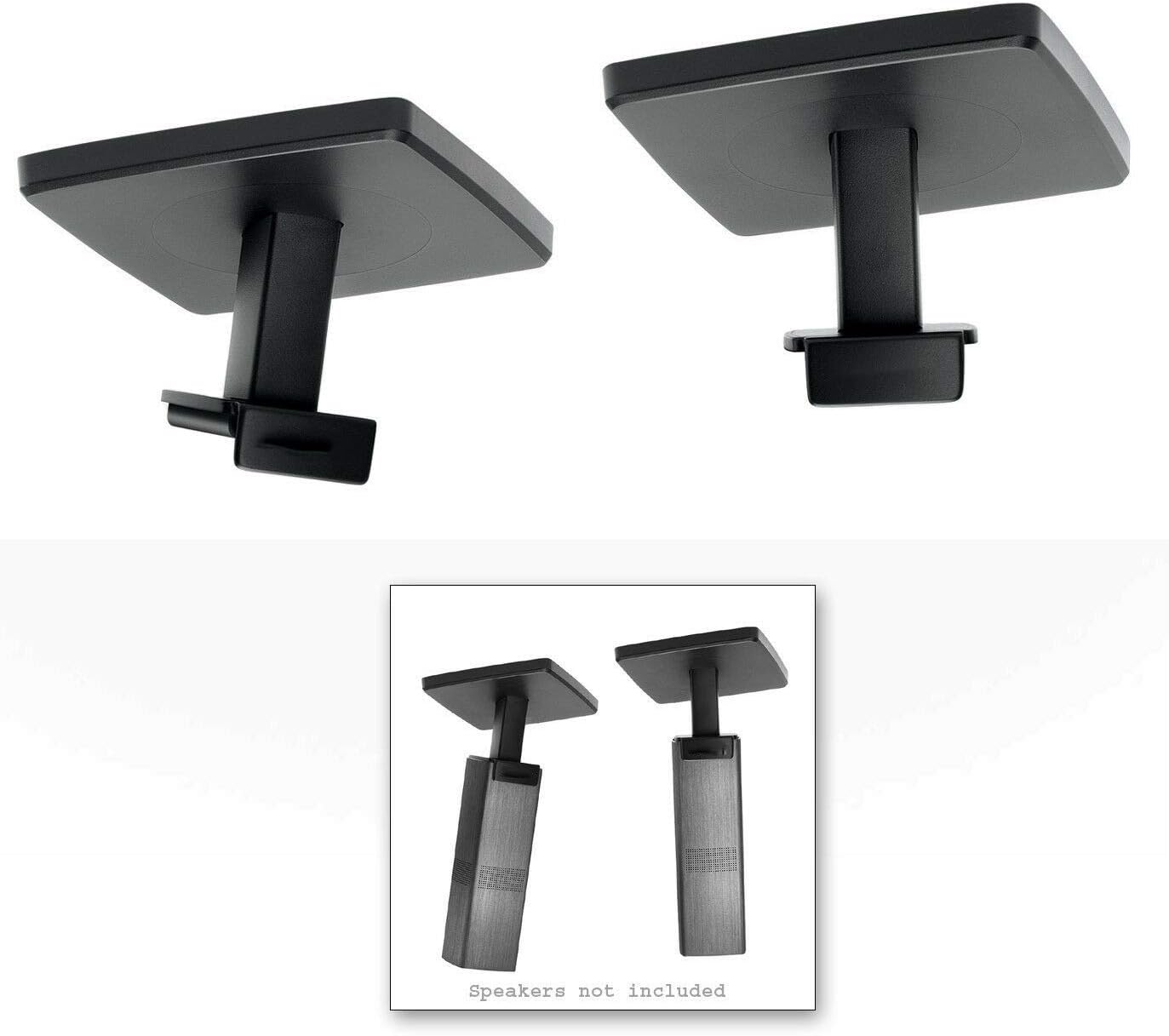 1 Pair of Black Ceiling Bracket for Bose OmniJewel Lifestyle 650 Home Entertainment System, Speakers Ceiling Bracket Replacement