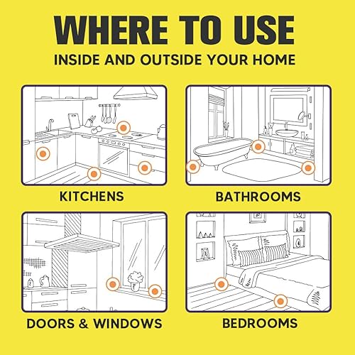 Miniatura 4 de Repelente de cucarachas, repelente de cucarachas para interiores, cocina, vehículo, mantiene las cucarachas alejadas, fácil de aplicar, seguro para