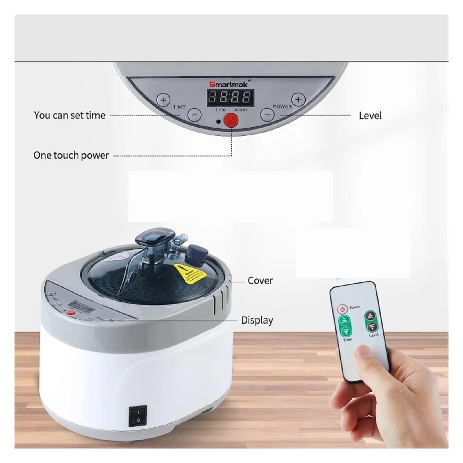 Generatore di vapore per doccia, Generatore di sauna, pentola a e, nuovo stile for la terapia SPA domestica for il riscaldamento per il bagno