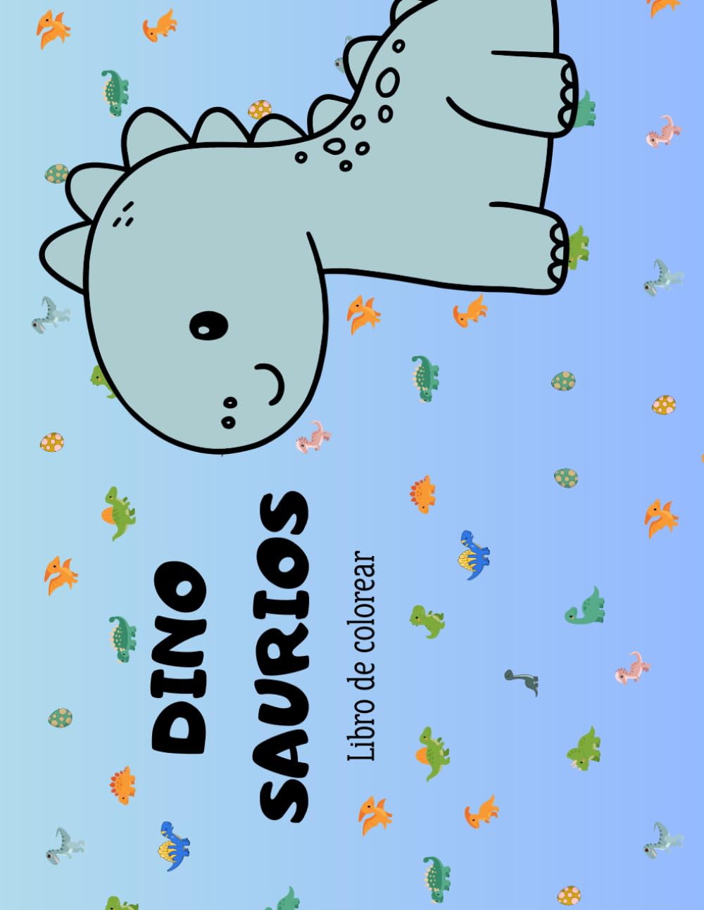 Dinosaurios: Libro de colorear
