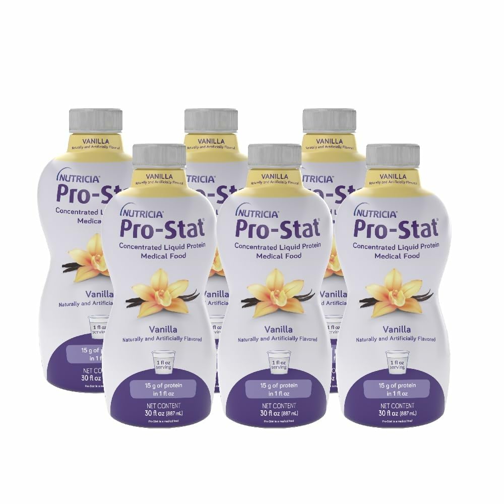 Pro-Stat Concentrated Liquid Protein Medical Food - Vanilla Flavor, 30 Fl Oz Bottle (Case of 6)
