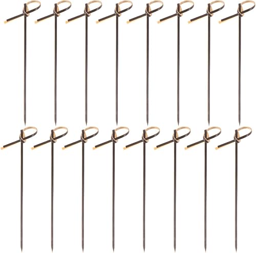 200 palillos de cóctel desechables, palillos de dientes de frutas, palillos de frutas, brochetas de frutas, palillos de cóctel, brochetas de