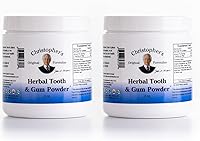Christopher's Original Formulas Herbal Tooth & Gum Powder - Natural Plant-Based Oral Care, Pack of 2