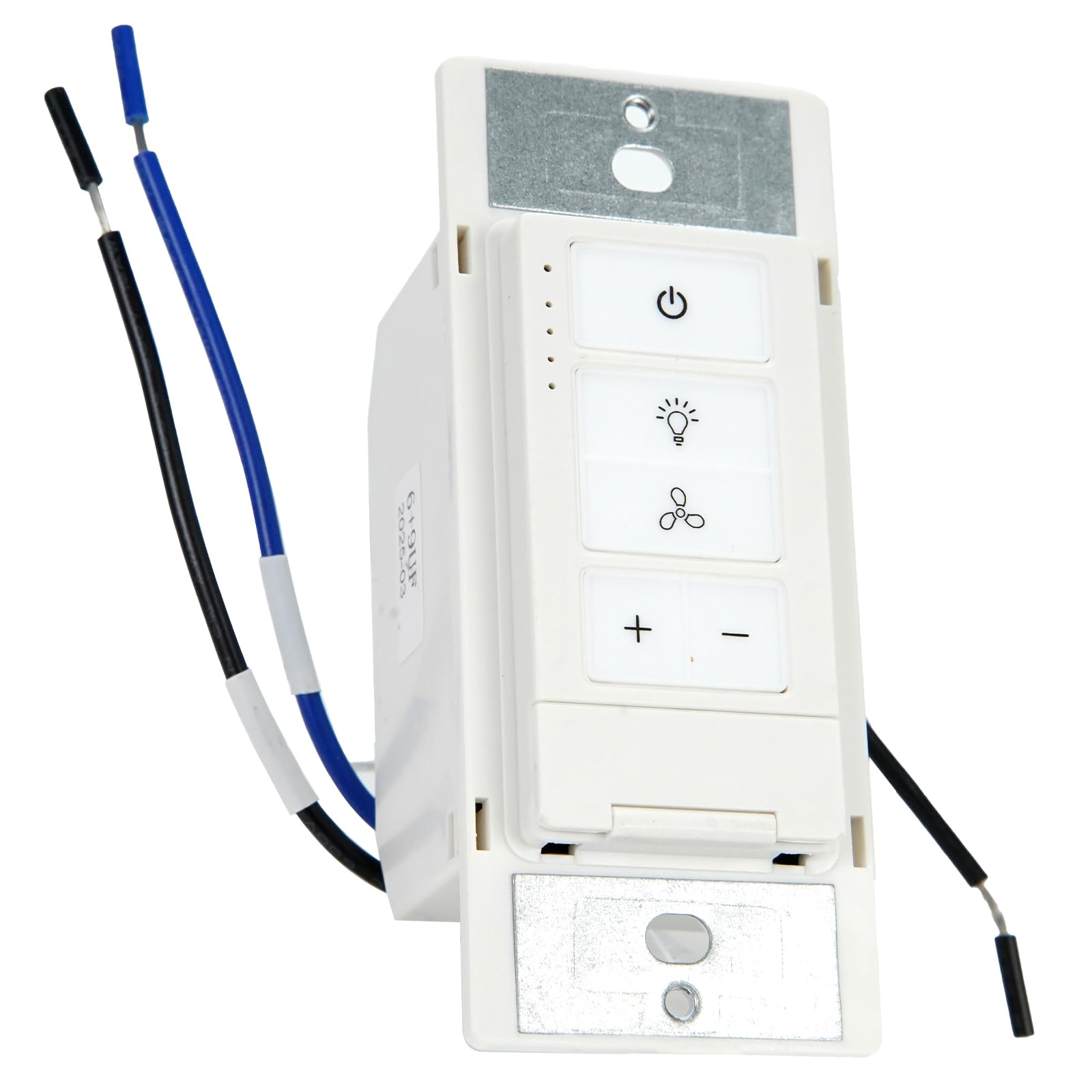 Onisamt Ceiling Fan Remote Control and Dimmer Wall Switch, 2 in 1 Light and Ceiling Fan Combination Light Switch, Compatible with Hampton Bay Harbor