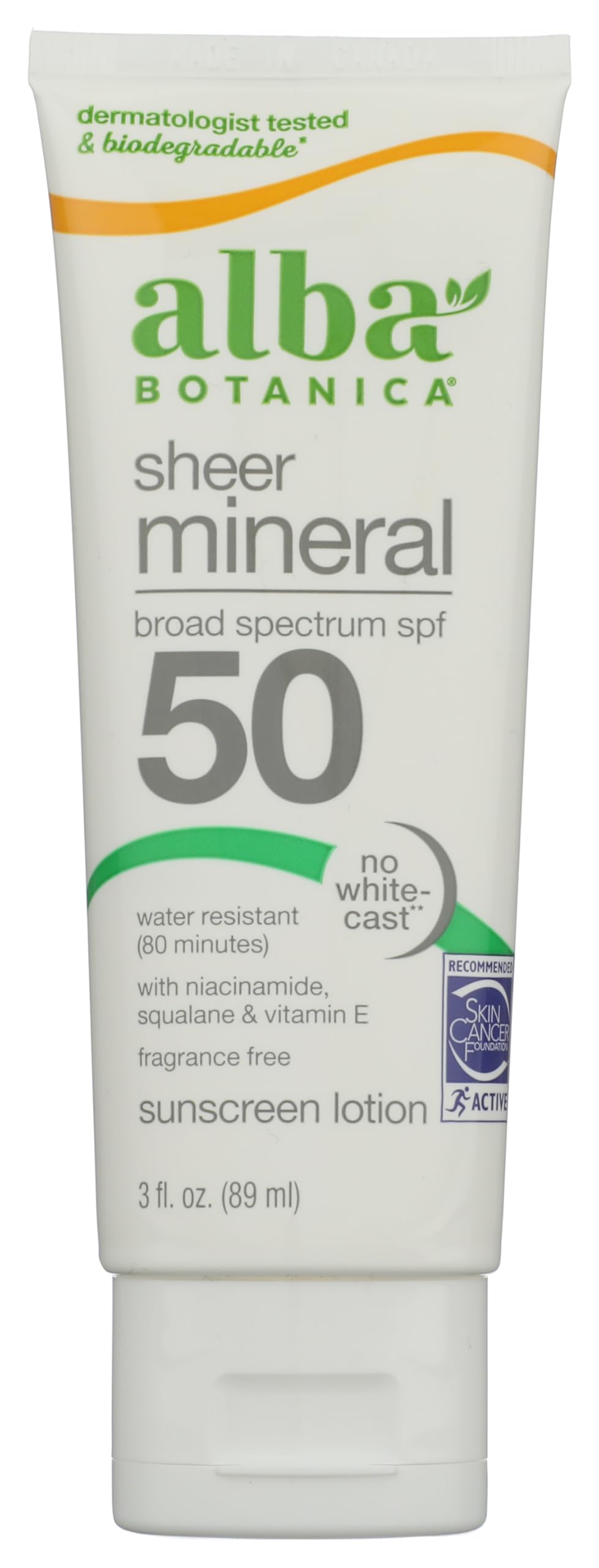 Fragrance Free Sport SPF 45 Mineral Sunscreen, 4 oz.