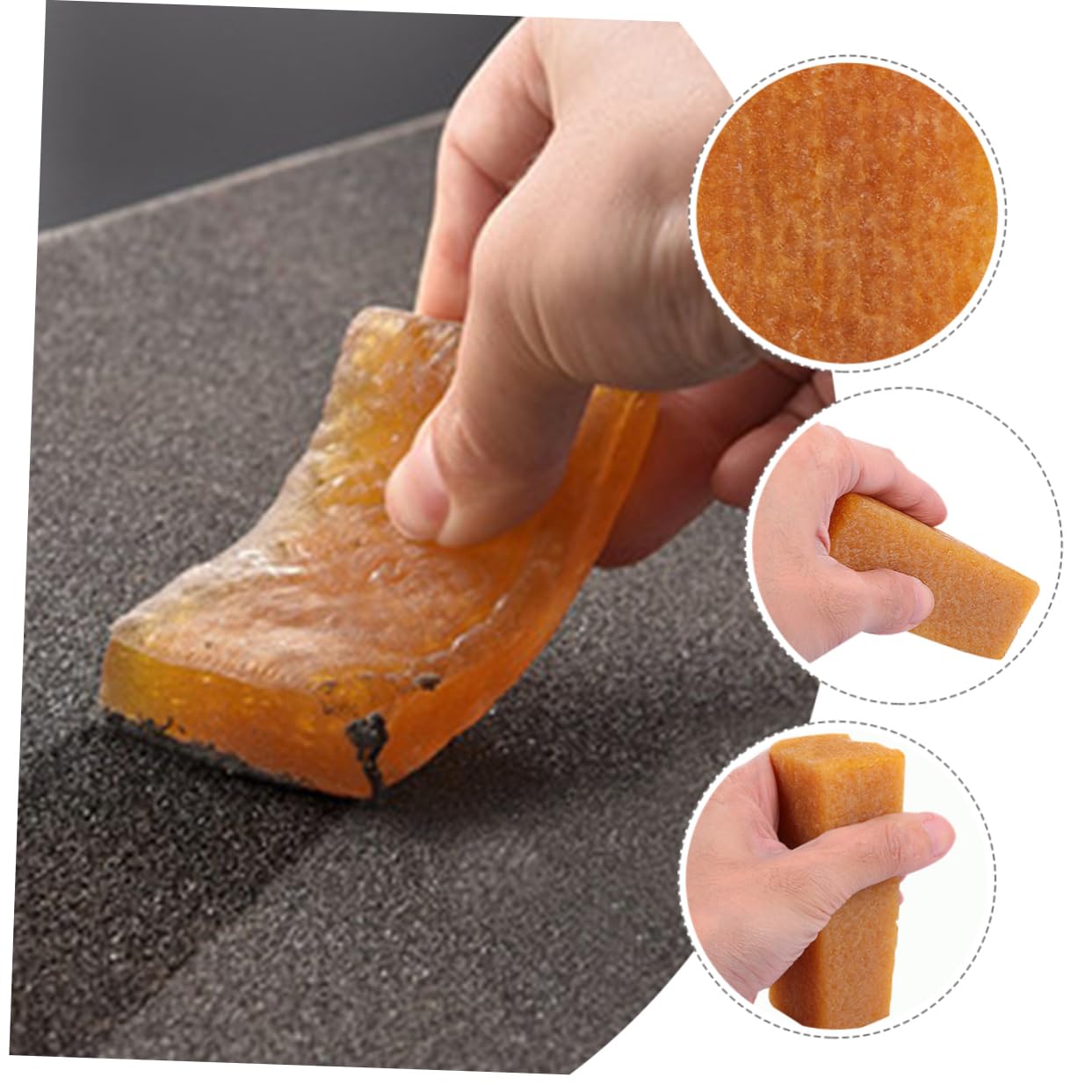 HANABASS 2 Pièces Gomme de Nettoyage pour Skateboard Outil Abrasif pour Ponçage et Entretien Effaceur de Bande Abrasive pour Skate Nettoyage Rapide Surfaces