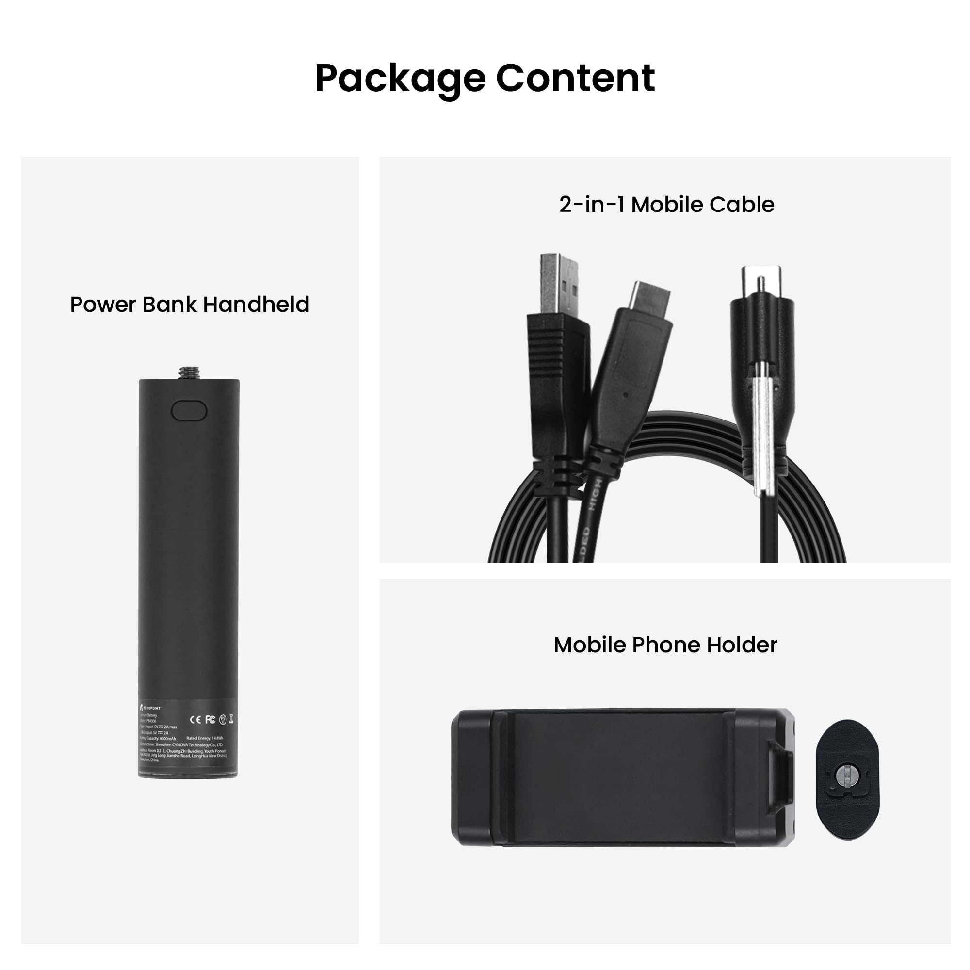 RevoPoint inspire Mobile Kit 3Dスキャナー Amazon.com: Revopoint Mobile Kit, for Revopoinit POP 3/MINI