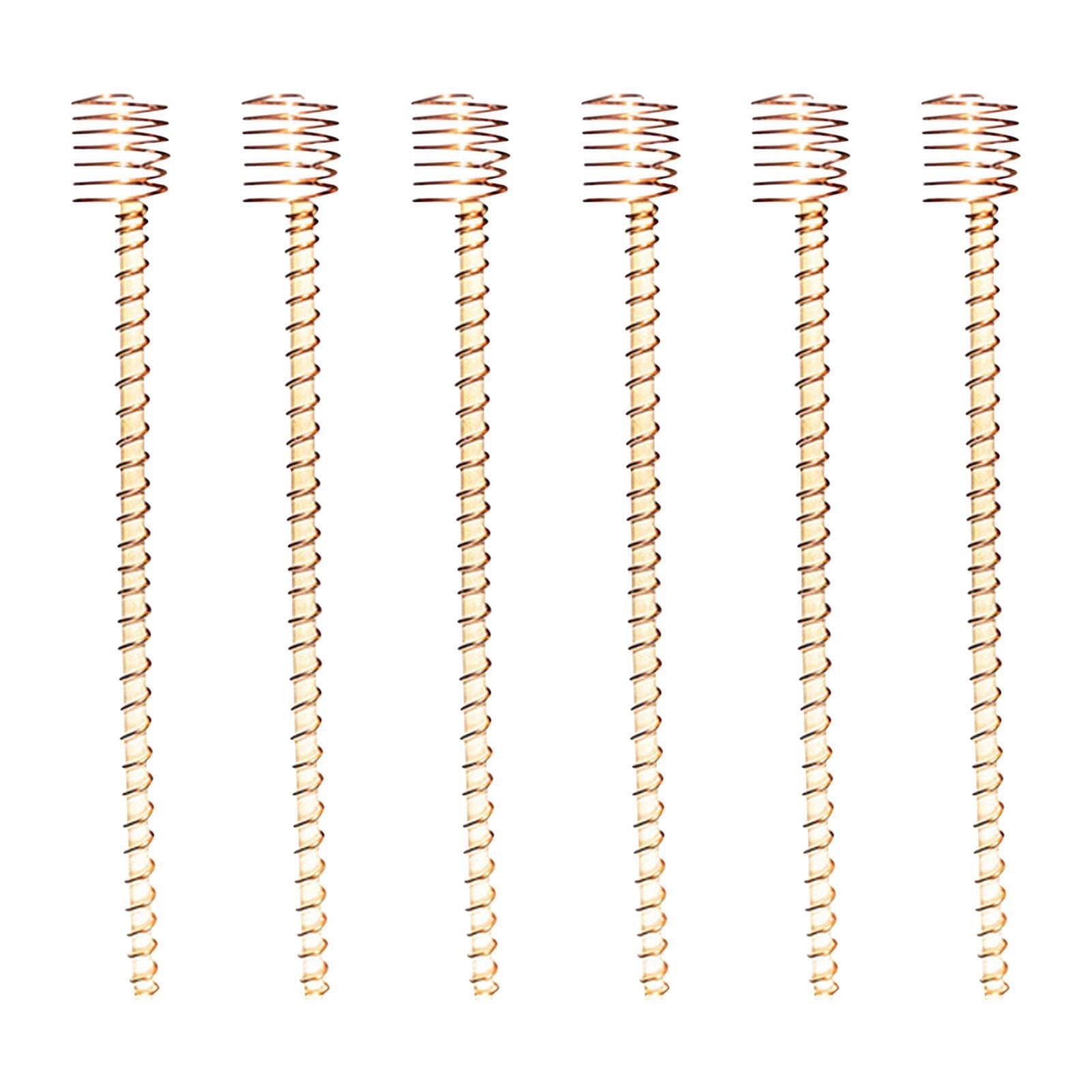 Cypreason 1 Garden Stakes, Electro Culture Copper Antenna Coils With Sticks – Green For Growing And Vegetables Garden, Pot Holder Tomato Peony Lily
