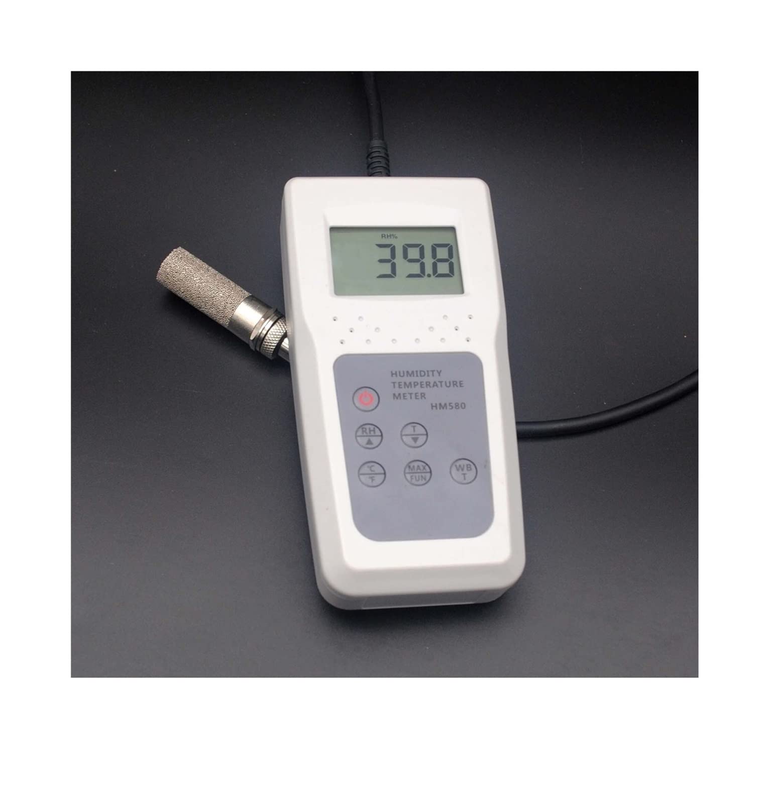 Humidimètre pour sol Split Température numérique et mètre d'humidité Température électronique et humidité Instrument de laboratoire de laboratoire de laboratoire Humidité Humidité Enregistreur HM580 p