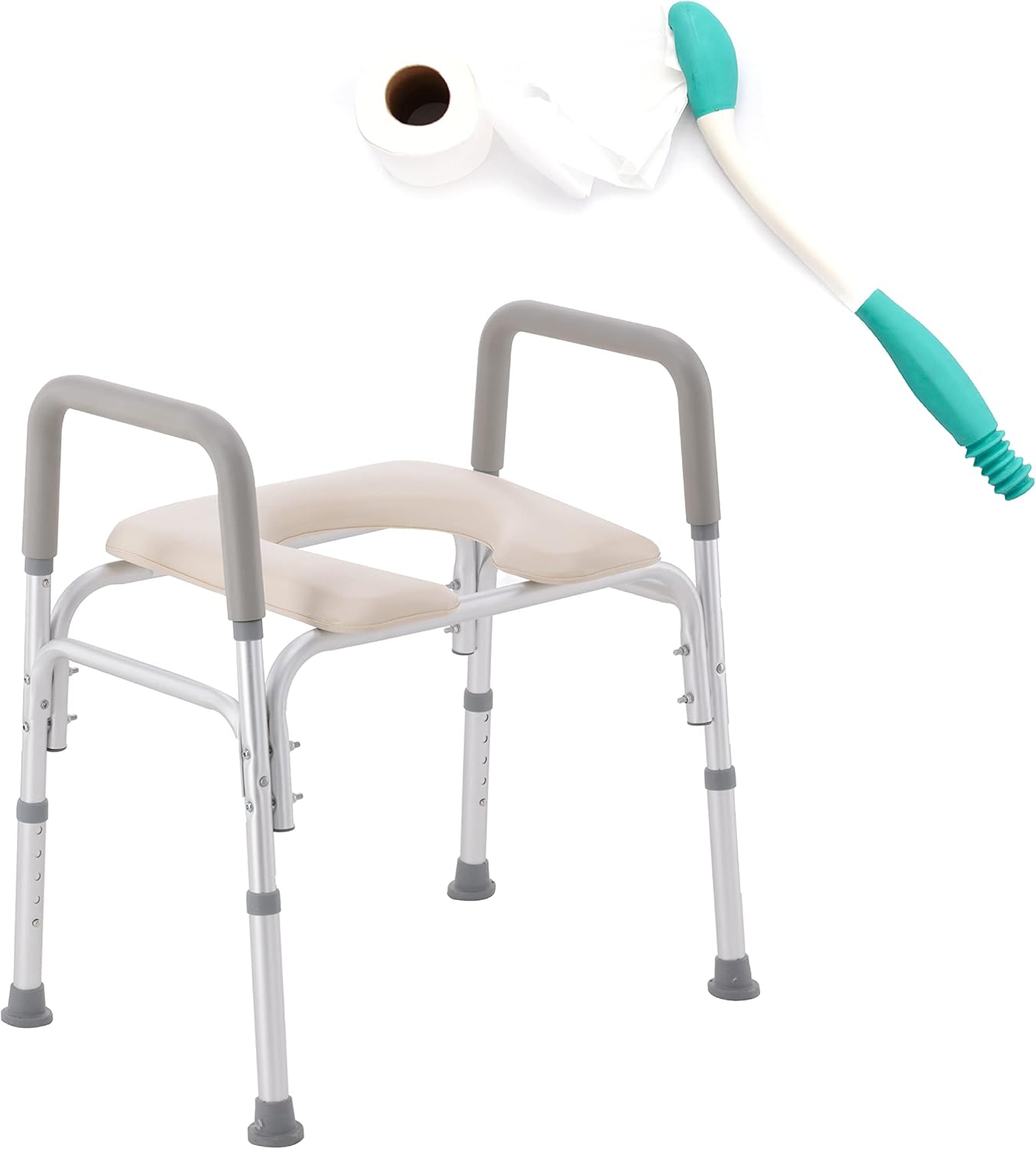 Marrova Raised Toilet Seat Medical Elevated Riser with