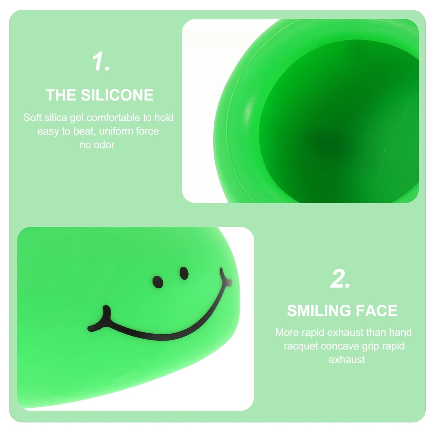 Healifty Phlegm Remover Chest Physical Cup Cartoon Silicone Frog Palm Chest Percussion Mucus Remove Cup for Baby Gas Relief 3.11 X 3.11 X 3.07 inch Green