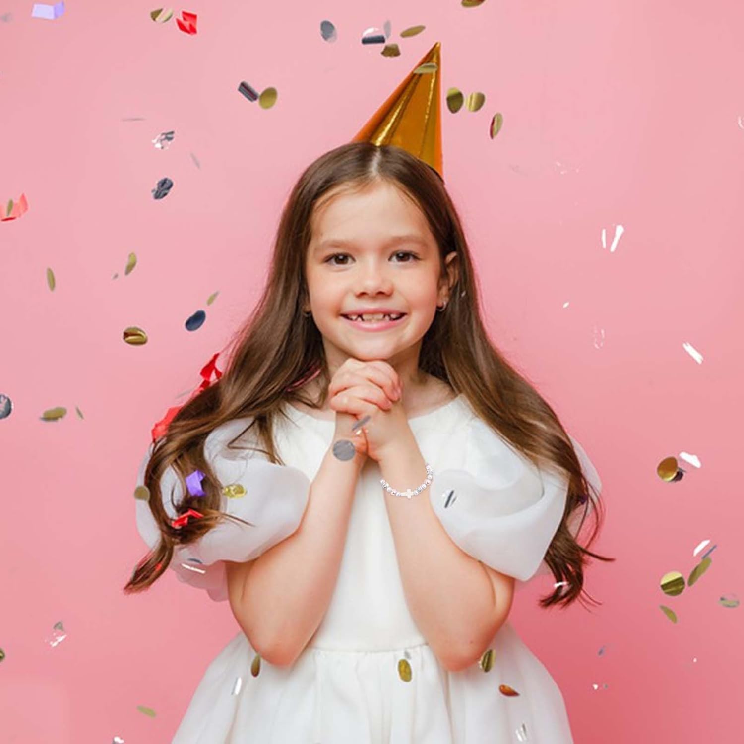 3 4 5 6 7 8 Year Old Girl Birthday Gift, Cross Pearl Birthday Bracelet Gifts with Cute Happy 3rd 4th 5th 6th 7th 8th Birthday Card for Little Girls Daughter Granddaughter Sister Niece - Image 6