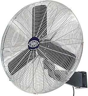 Oscillating Wall Mount Fan, 30" Diameter, 1/3hp, 8775cfm