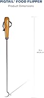 Vista 2 de Volteador de Comida Individual PigTail de 19