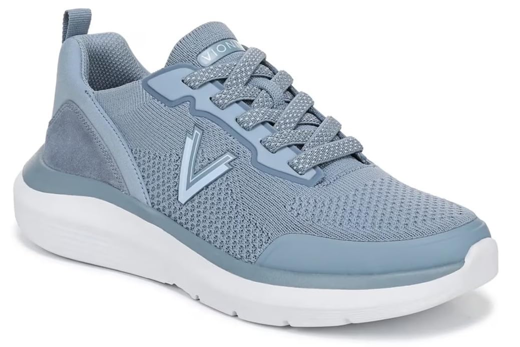 Vionic Women's Hayward Slip-On Trainers, Vintage Blue Haze, Wide Fit, UK 8