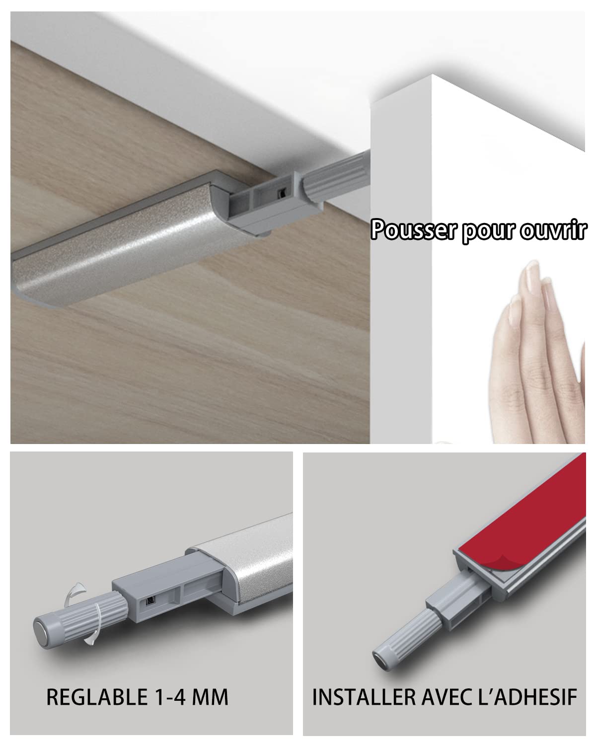 Poignée De Porte Couleur Noire Mat Pour Un Look Indémodable - ARIA