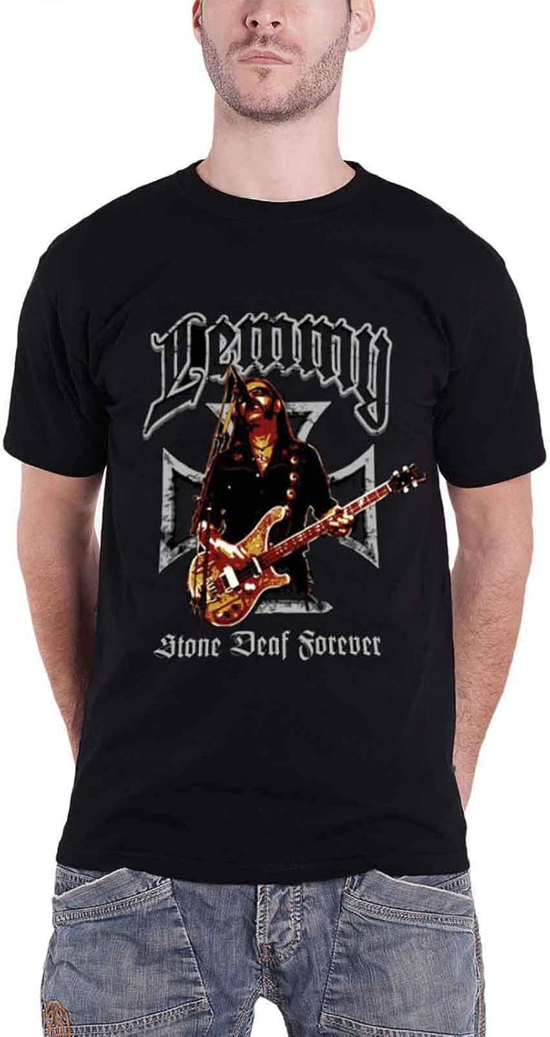 Lemmy Motorhead T Shirt Stone Deaf Forever Logo Jordan Ubuy