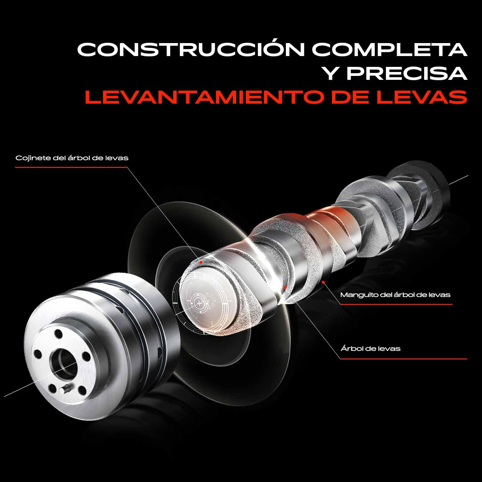 Frankberg Árbol de levas de admisión 03C109101DC | Compatible con: A1 Sportback 8XA 8XF, Golf VI Cabriolet 517, Golf Plus 521 5M1, Escarabajo 5C1 5C2, P.a.s.s.a.t CC 357