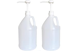 nicebottles Gallon Jug with Pump, Pack of 2: Your Liquid Storage Solution