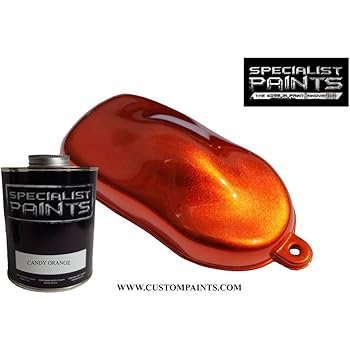 Amazon.com: Pintura de caramelo especialista Paints naranja - cuarto de  galón: Automotive