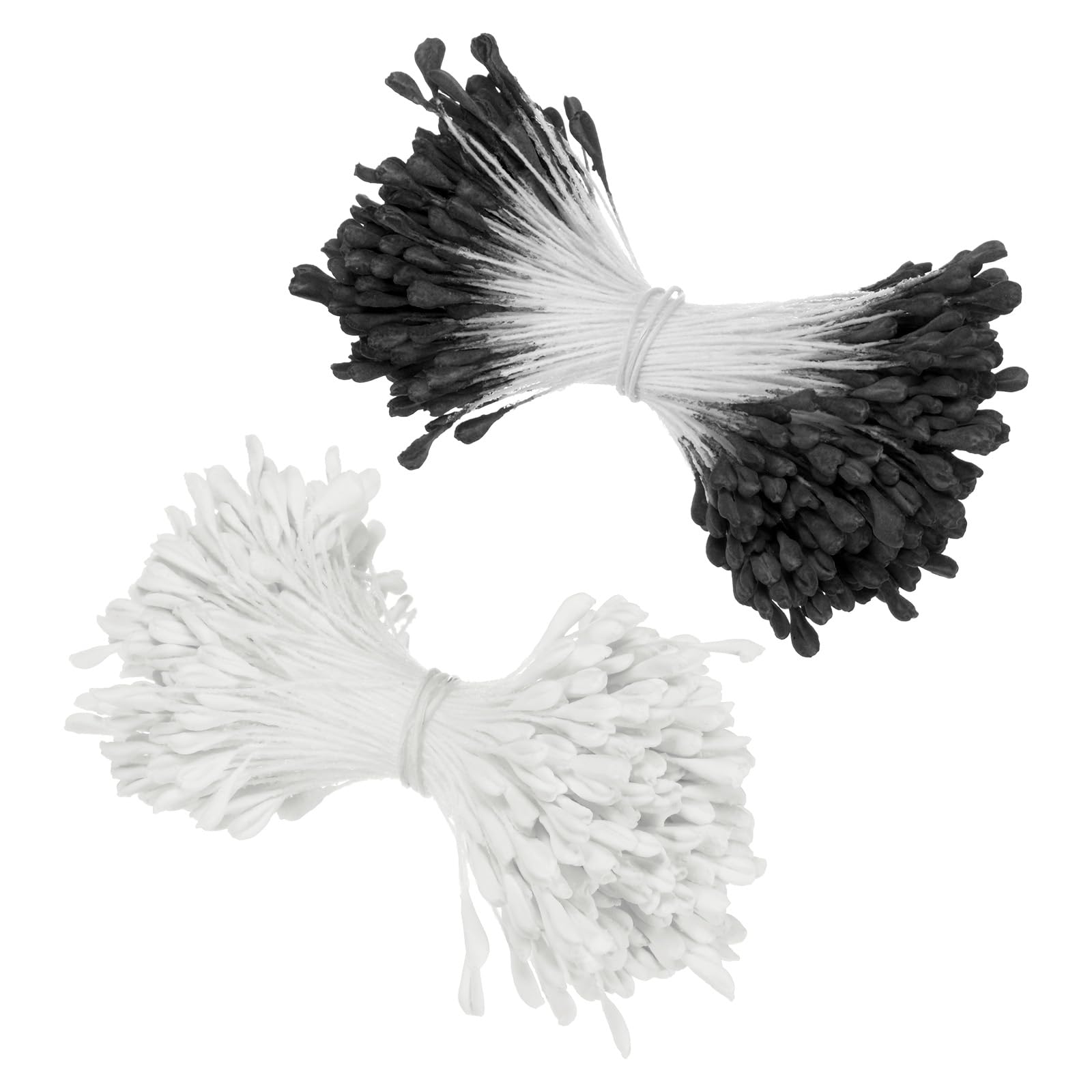 M METERXITY 680-Pack Artificial Flower Stamen Kit, 3mm Mini Double Heads Flower Stamens Pistil