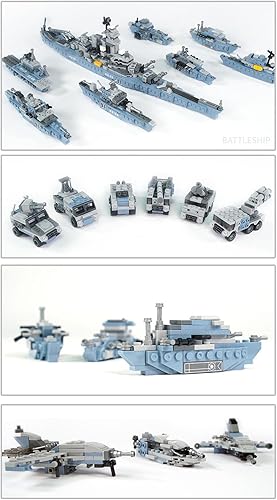 Miniatura 5 de MEOA Juguetes de construcción del ejército militar para niños de 3 4 5 6 7 8 9 10 11 12+ años 8IN1 USS Missouri Battleship Stem Bloques de