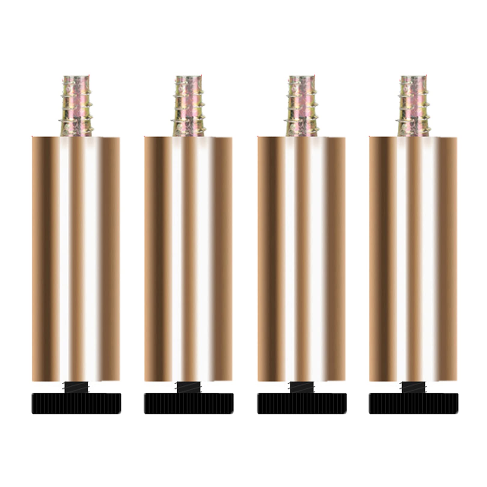 vfdaSWQQ Furniture legs, Adjustable Aluminum Alloy- 4 Pack Golden Furniture Legs Feet Replacement for Couch Desk & Table(20cm)