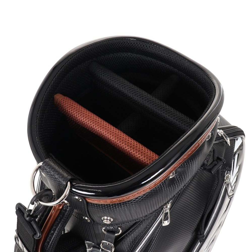 Amazon.co.jp: メンズ キャディバッグ ABC429 ブラック/カッパー