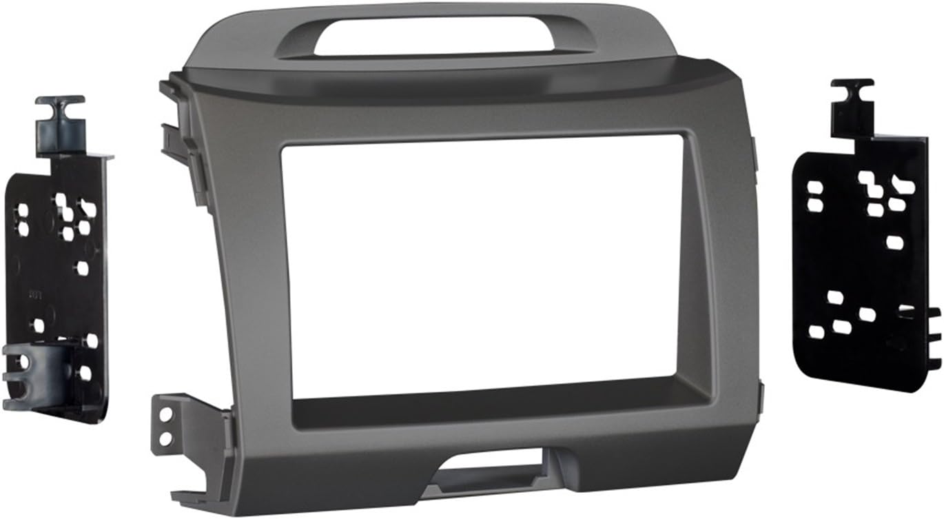 Metra 95-7344G Double DIN Dash Installation Kit for 2011 Kia Sportage Vehicles (Gray) : Everything Else