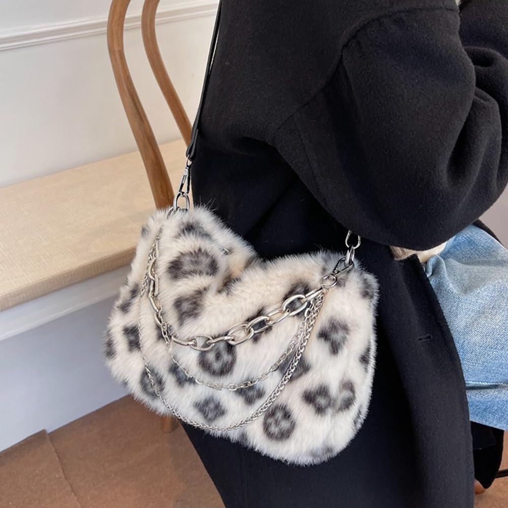 Amazon.co.jp: ファーバッグ ショルダーバッグ ミニバッグ もこもこ