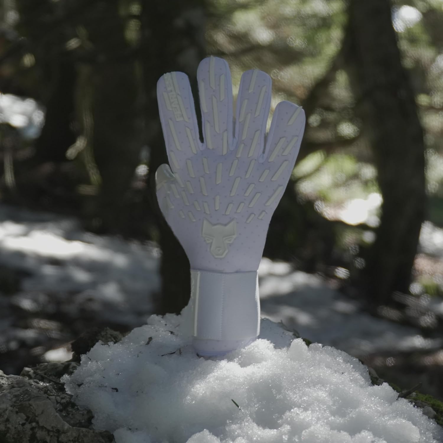 Wolf X Snow - Guanti da portiere uomo e bambino - Guanti portiere con lattice tedesco - Presa antiscivolo - Taglio negativo - Sensazione seconda pelle