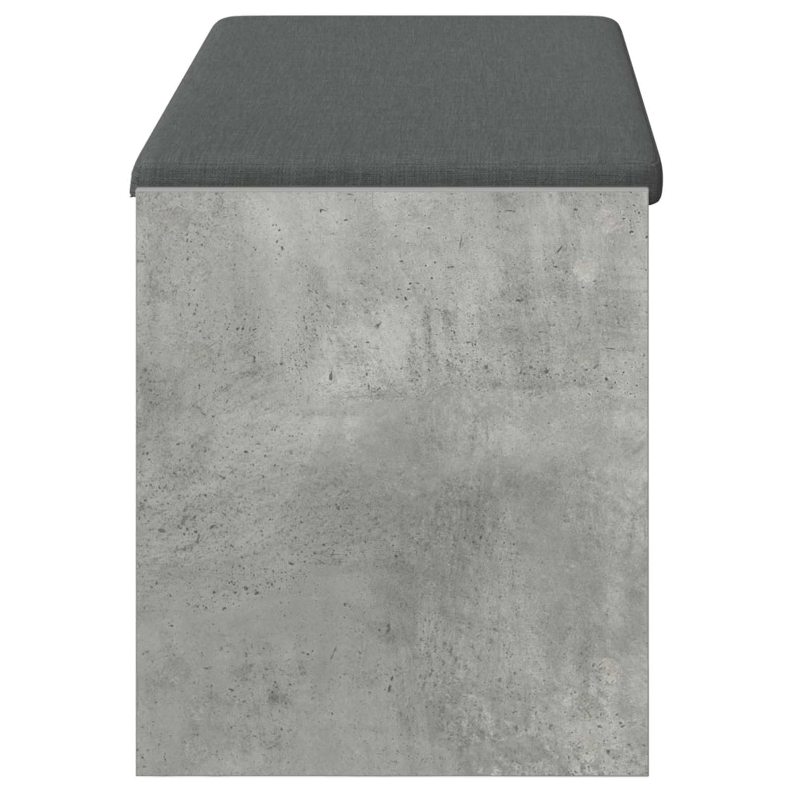 Ławka do przedpokoju Beton szary 103 x 38 x 45 cm z półkami do