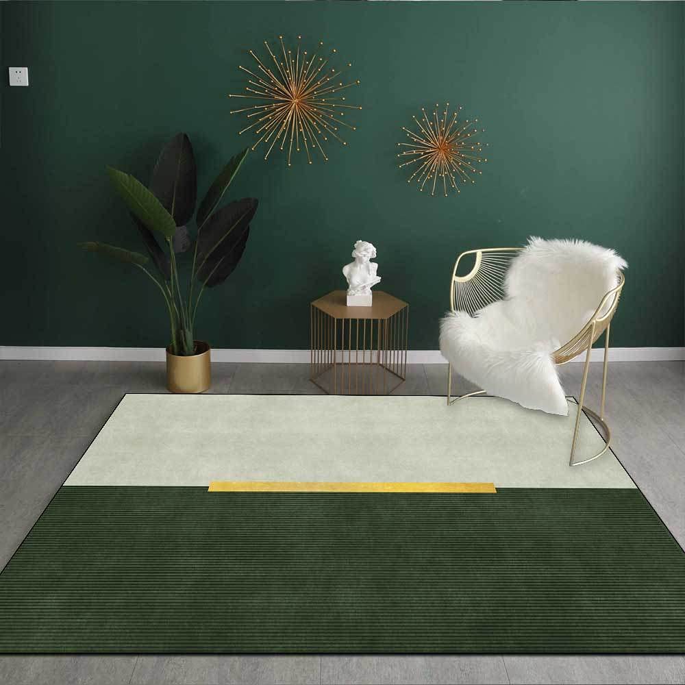 Premium - Gabbeh Loom Two Lines - Groen 160 X 230 Cm Wol Tapijt Cvd15101