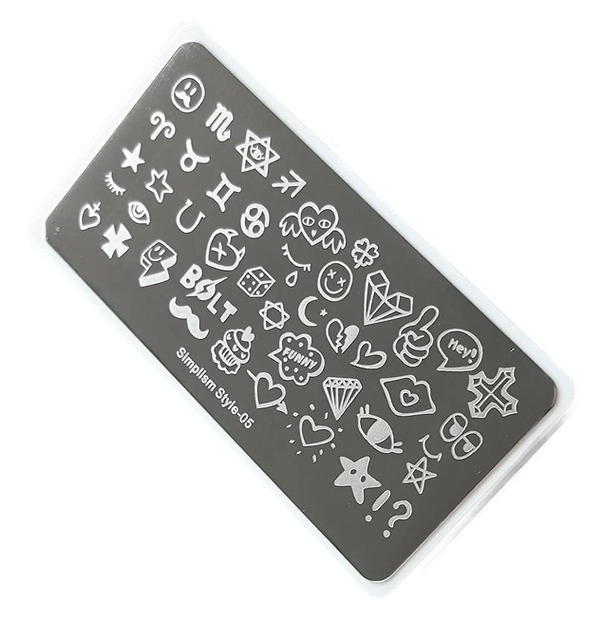 Nail Art Stamping Baskı Plakası S05